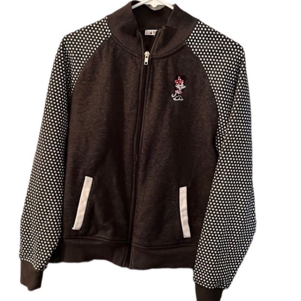 Disney World Minnie Mouse zip front jacket